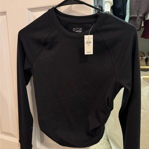 Offline by Aerie Black Long Sleeve Top & Bottoms